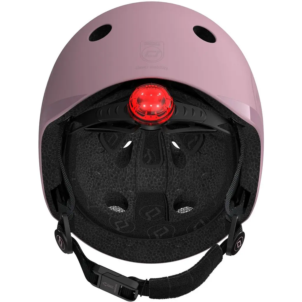 Шлем защитный детский Scoot and Ride с фонариком 51-53 см пастельно-сиреневый (SR-190605-WILDBERRY) - фото 8
