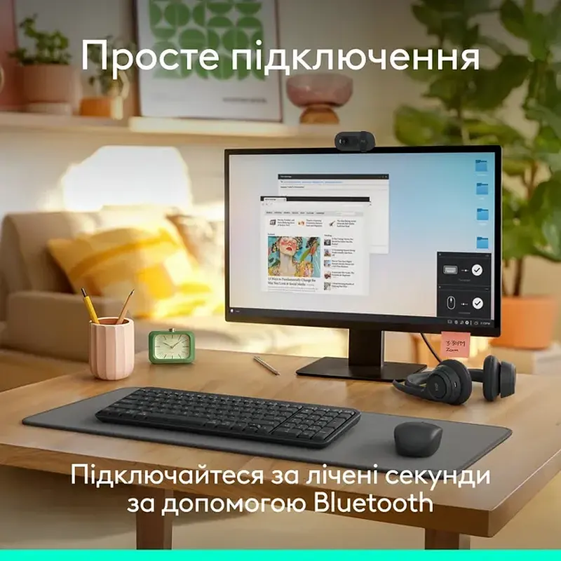 Клавіатура бездротова LOGITECH K250 Wireless 920-013822 - фото 2
