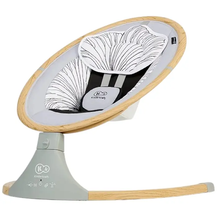 Заколисуючий центр Kinderkraft LUMI Wooden Grey - фото 4