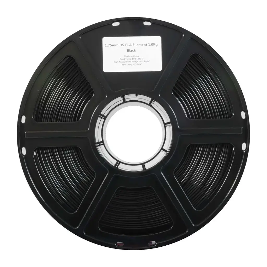Пластик для 3D-принтера Flashforge PLA High speed 1,75mm 1kg BLACK (90009597001) - фото 2