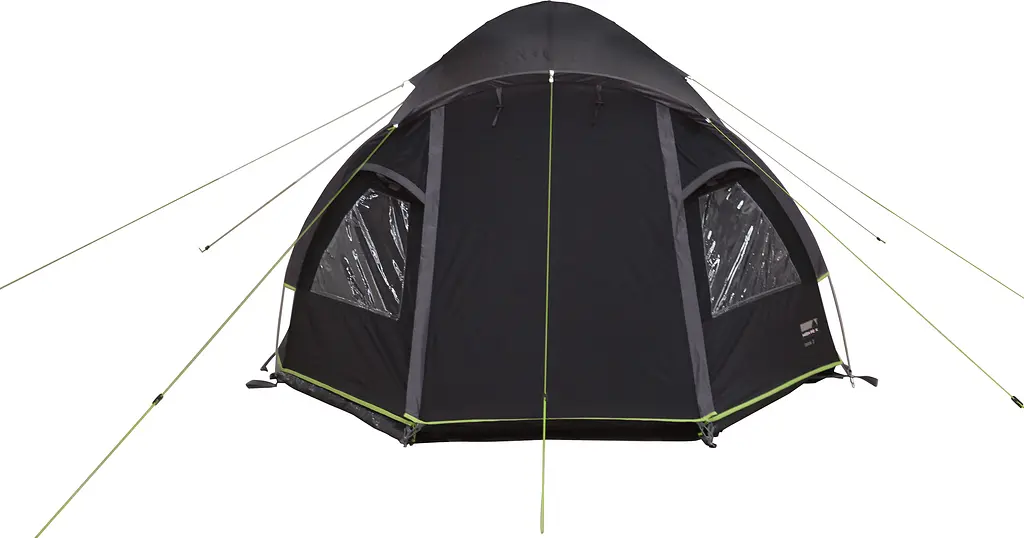 Намет тримісний High Peak Talos 3 Dark Grey/Green (11505) - фото 3