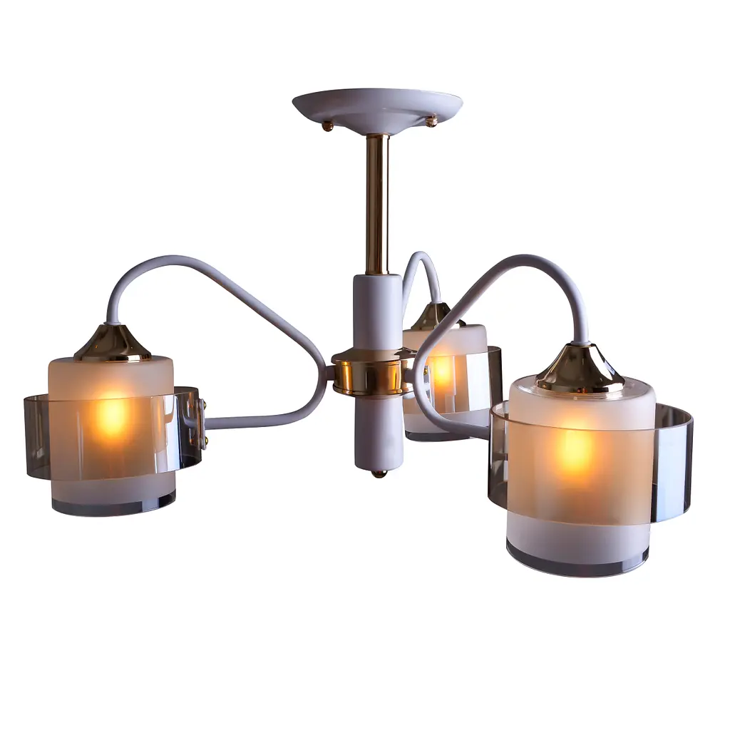 Люстра Brille LK-729S/3 E27 WH+FG - фото 4