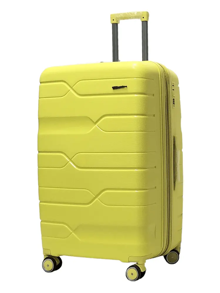 Валіза велика L поліпропілен Milano bag 0306 76×49×31см 82л Жовта - фото 2