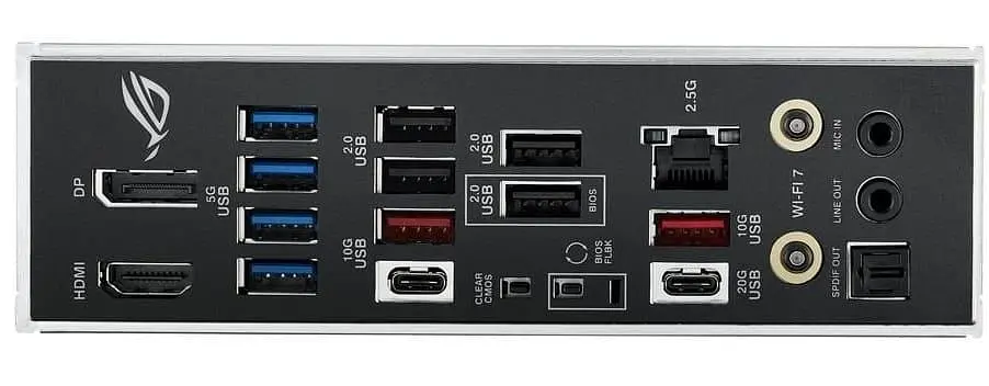 Материнська плата ASUS ROG STRIX B850-F GAMING WIFI (ROG STRIX B850-F GAMING WIFI) (Socket AM5, AMD B850, ATX) - фото 7