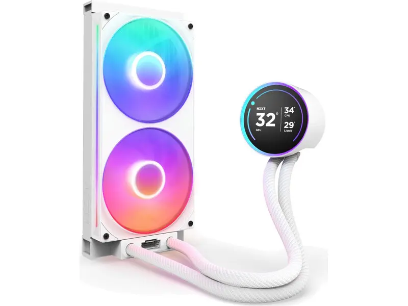 Водяне охолодження NZXT Kraken Elite 280 RGB White (RL-KR28E-W2) - фото 3