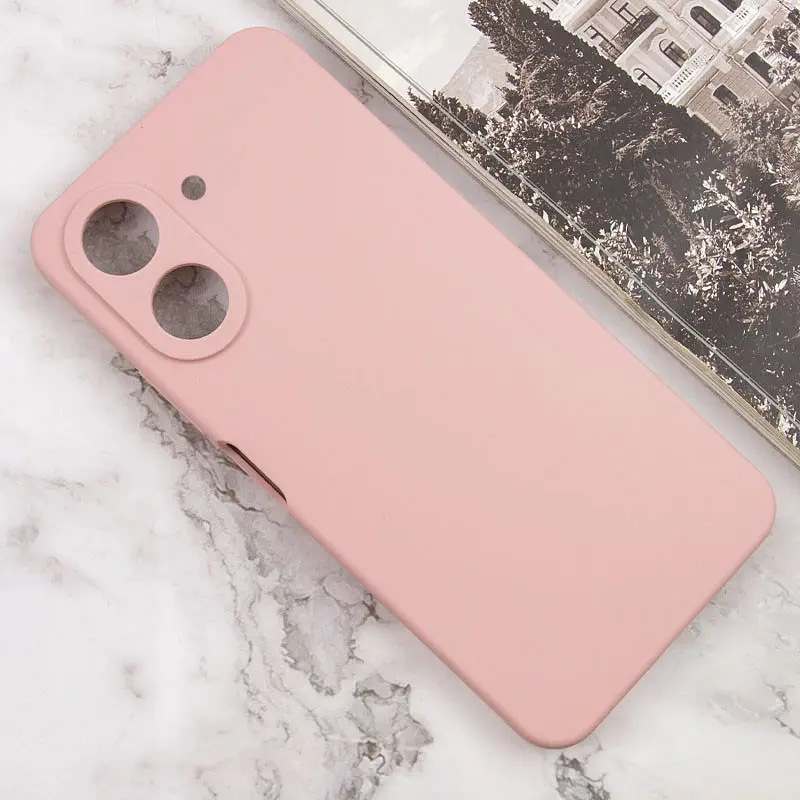 Чохол Getman TPU Liquid Silk Full Camera для Xiaomi Redmi 13Coco C65 Рожевий Sand - фото 2