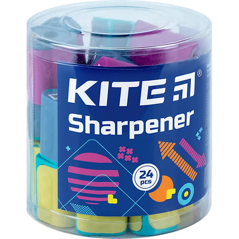 Точилка з контейнером Kite Twist асорті 24 шт. (K24-120) - фото 6