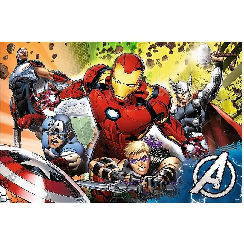 Дитячі пазли Trefl Super Мaxi Marvel Разом сильніше 41007 24 елементи, з розфарбовкою - фото 2