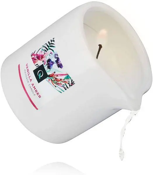 Масажна свічка Exotiq Massage Candle Vanilla 200g - фото 6