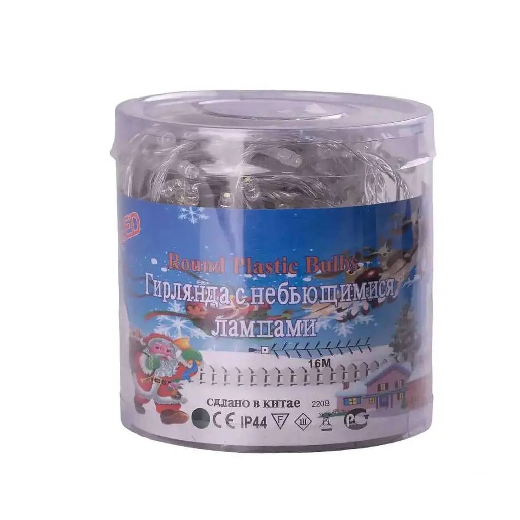 Гірлянда-нитка GarlandoPro 171 LED довжина 16 м прозора, білий (W300LEDW) - фото 9