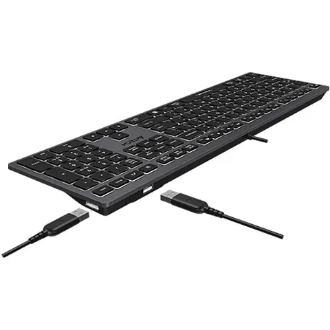 Клавіатура A4Tech Fstyler FX60H Grey White backlit [102747] - фото 3