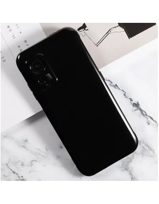 Бампер/чехол AGM H6 lite black (черный) - фото 2