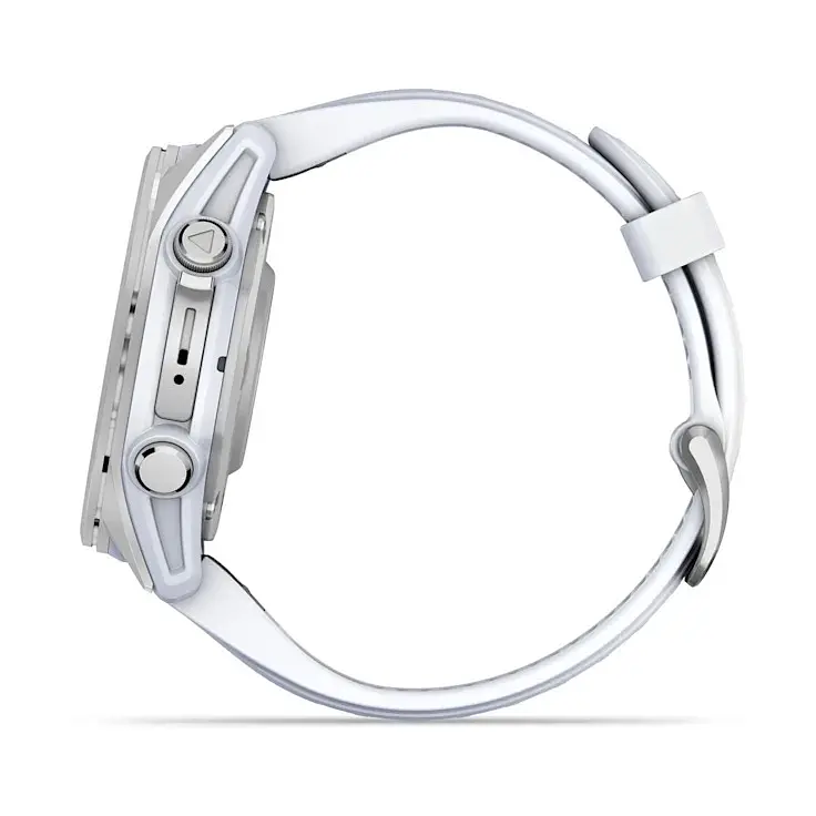 Смарт-годинник Garmin Fenix 8 43mm Amoled Silver with Whitestone Silicone (010-02903-00) - фото 3