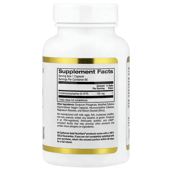 5-HTP 100 mg 60 Capsules CGN vit0006753 - фото 2