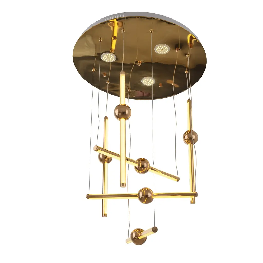 Світильник стельовий Brille підвісний лофт для спальні світлодіодний BL-889S/6 NW 85W G - фото 4