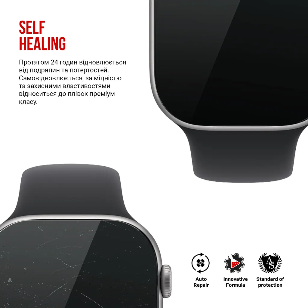 Плівка захисна Armorstandart hydrogel Apple Watch 11 46mm 6 pcs (ARM88734) - фото 3