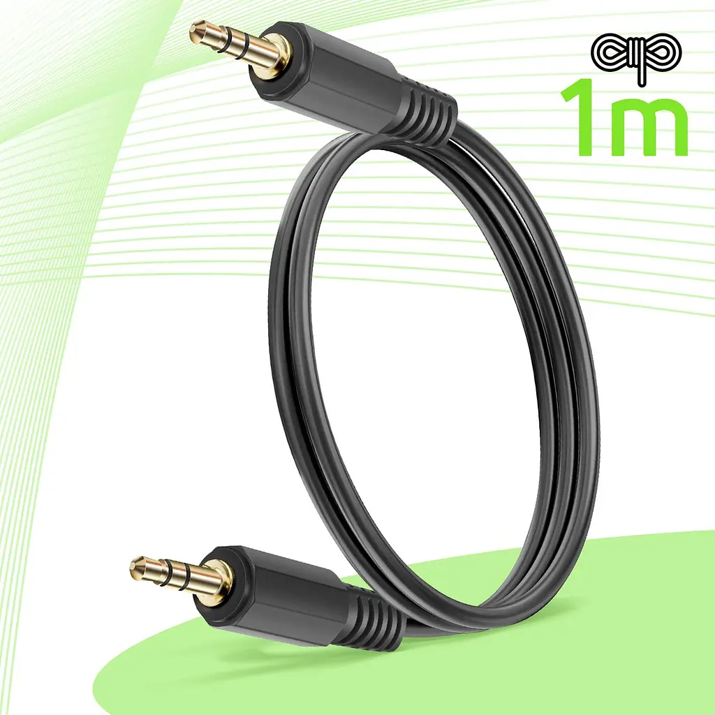 Аудіокабель AUX Mini-Jack 3,5 — Mini-Jack 3,5 Belkin MiniJack 1m Black - фото 3