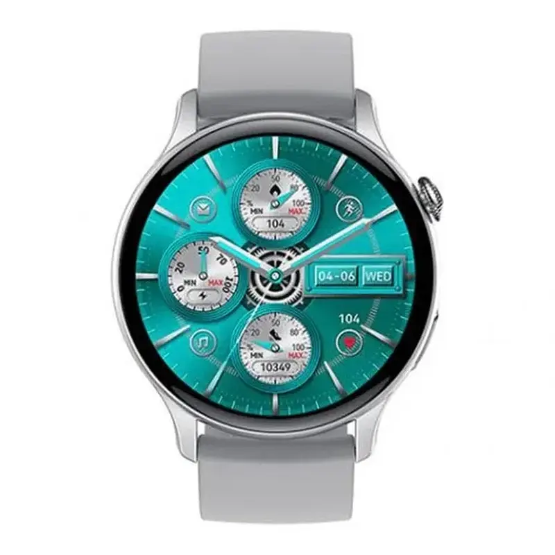 Годинник XO Smart Watch J6 AMOLED Screen Silver - фото 3