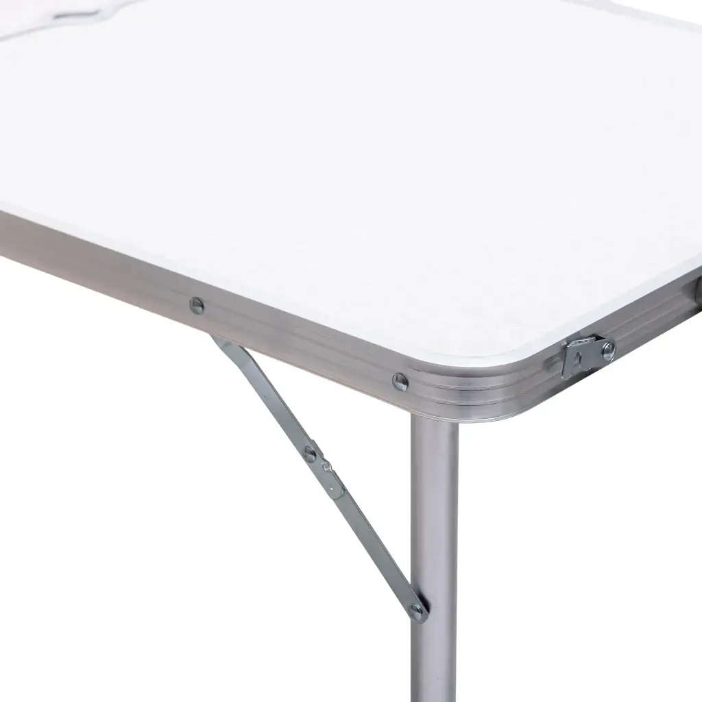 Стол для пикника LUGI JY-12060W раскладной со стульями 120х60х70/61/54 см белый - фото 5