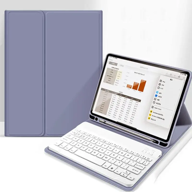 Чохол до планшета BeCover with keyboard Apple iPad Pro 13" M4 2024 Purple (713007) - фото 4