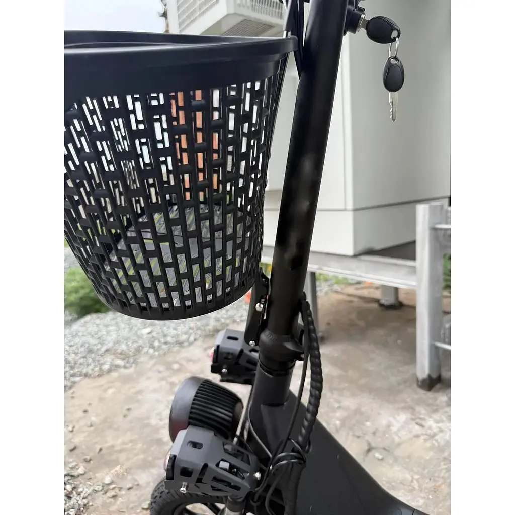 Электросамокат с сиденьем 14" Giant U12 Max (800W, 48V, 15Ah) с кофром-багажником Черный - фото 9