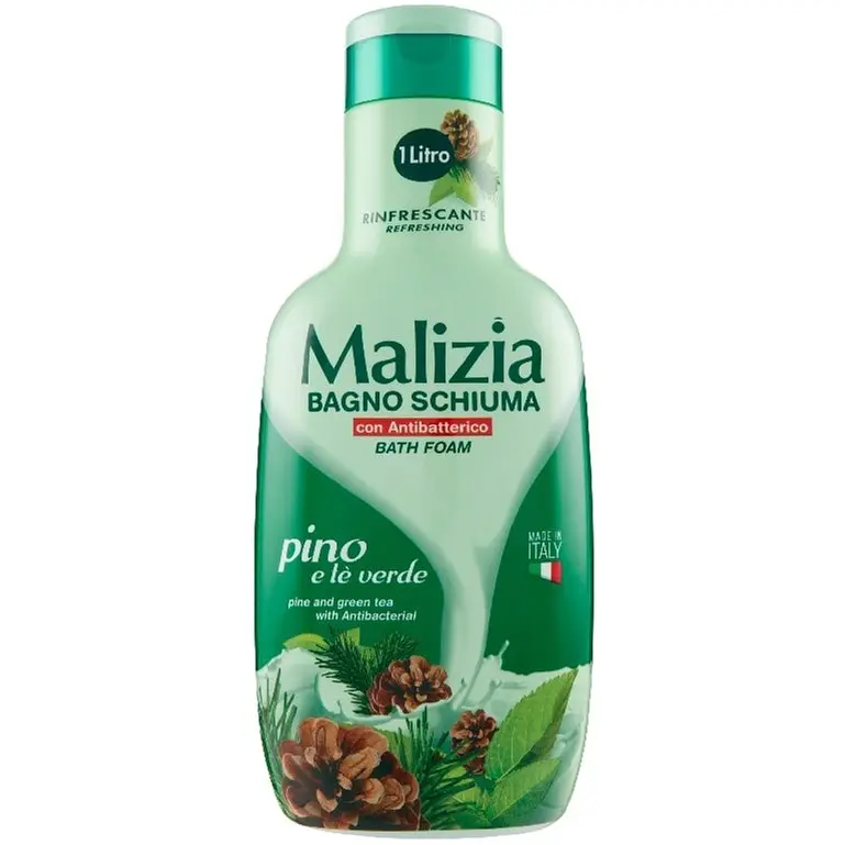 Гель-піна для душу та ванни Malizia Сосна 1000 мл