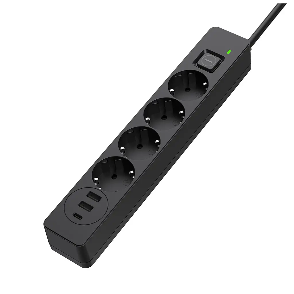 Мережевий фільтр живлення ColorWay CW-CHE432PDB, 4 розетки/3USB 2M (CW-CHE432PDB) - фото 5