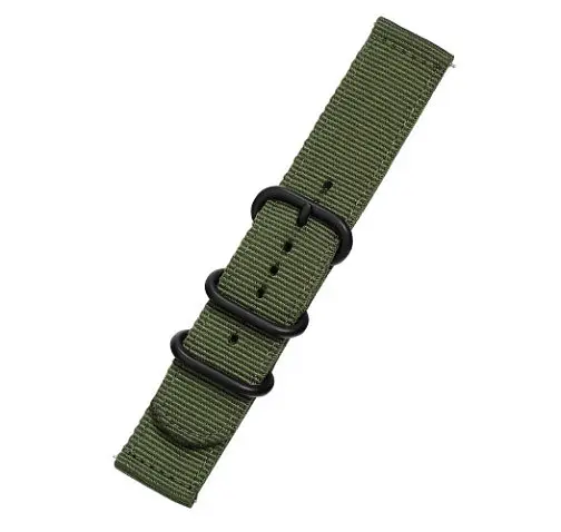 Нейлоновый ремешок Primo Traveller для часов Huawei Watch 2 Army Green - фото 4