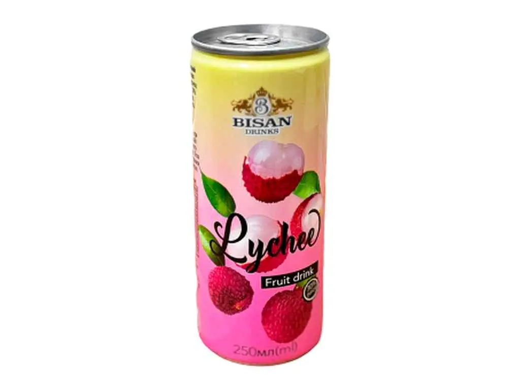 Напій соковитий BISAN Лічі 250мл негаз 30% LYCHEE