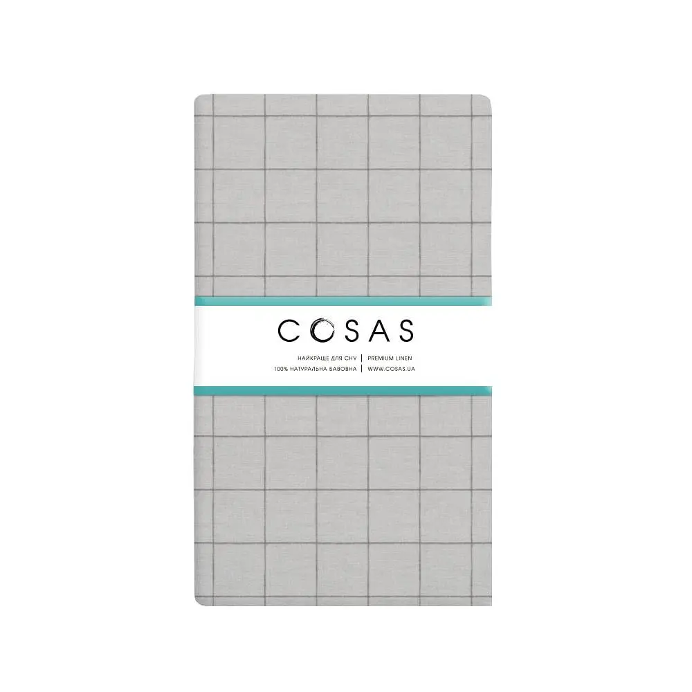 Набір простирадл на резинці Cosas PINK GEOMETRY 60х120х12 см (SetSheet_Rose_CellAshgrey_120x60) - фото 3