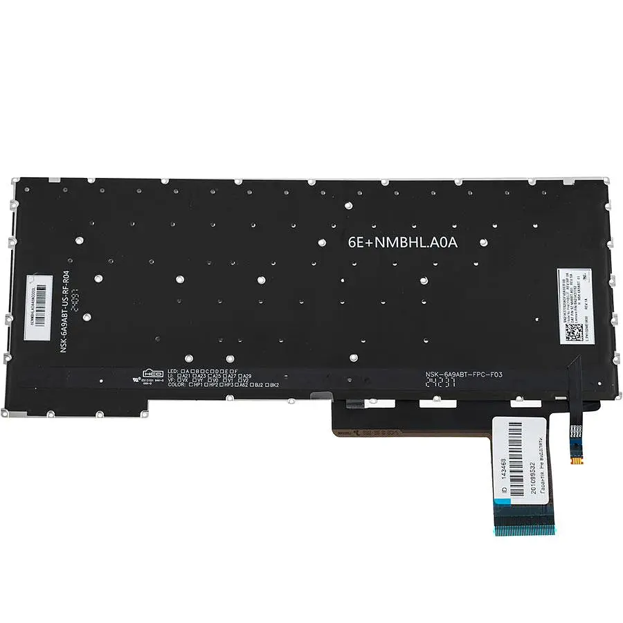 Клавіатура для ноутбука LENOVO (Slim 5 14APH8) rus чорний без кадру підсвічування клавіш - фото 2