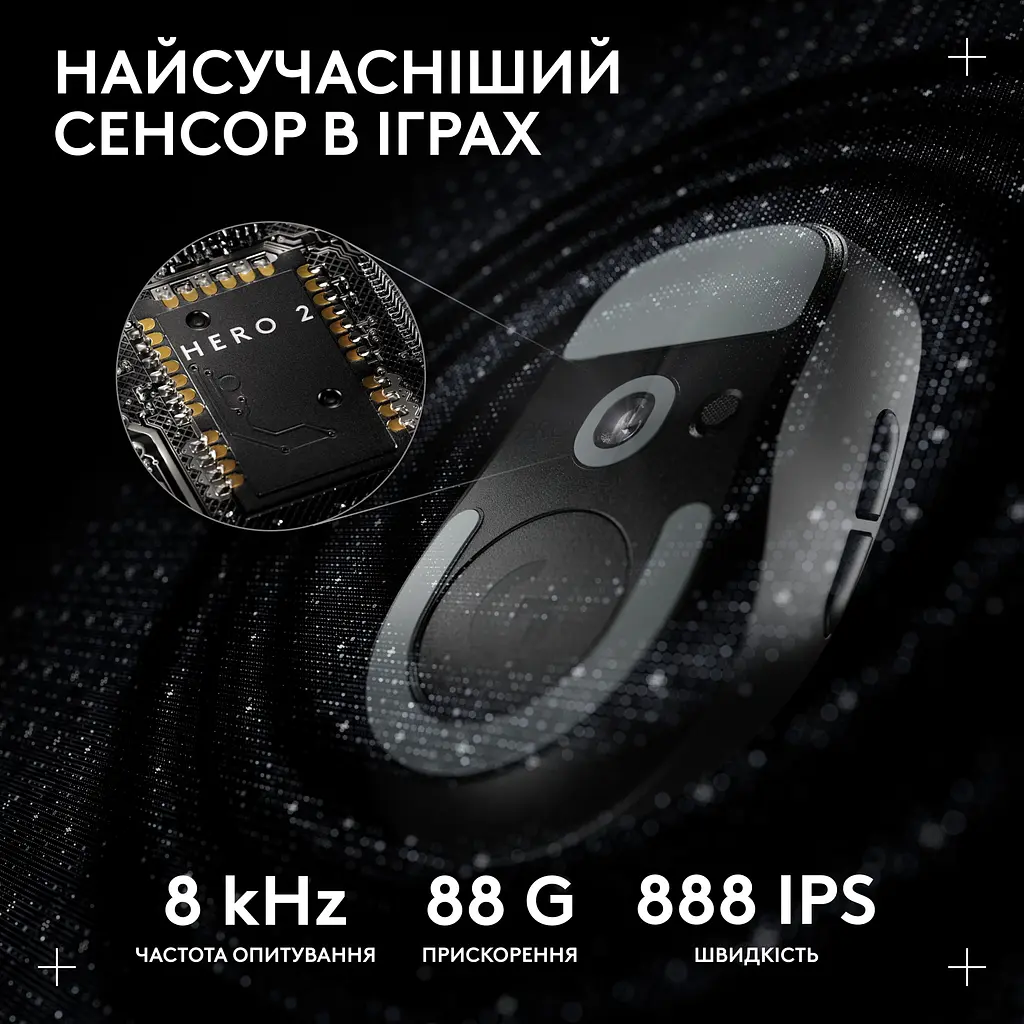 Мышь компьютерная Logitech Pro X Superlight 2 Dex Black (910-007357, 910-007359) - фото 7