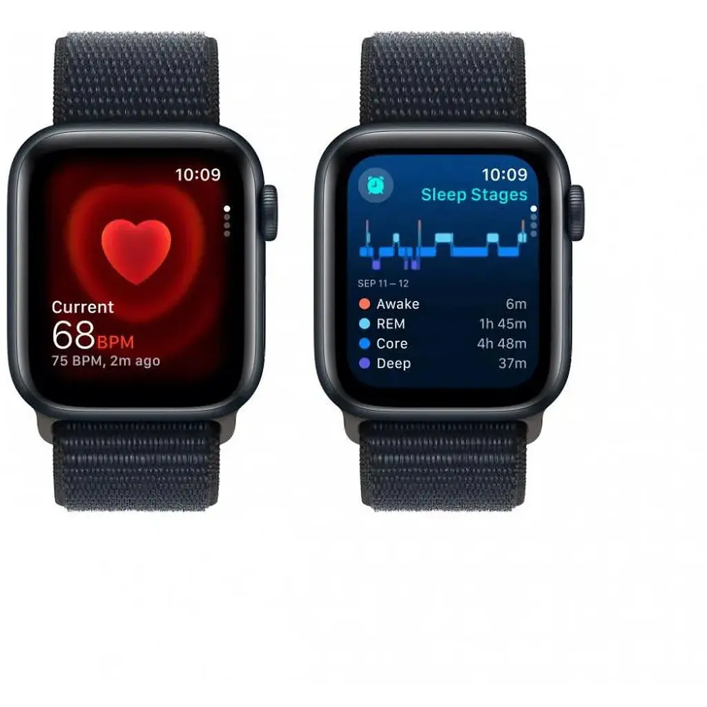 Смарт-годинник Apple Watch SE 2 GPS 40mm Midnight Aluminium Case with Midnight Sport Loop (MRE03) - фото 6