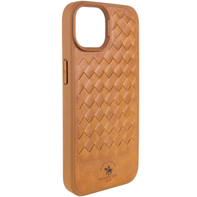 Чохол Polo шкіряний Santa Barbara для Apple iPhone 15 Plus 6.7 Brown - фото 2