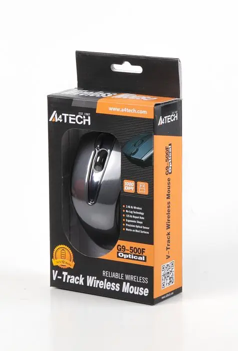 Миша A4Tech G9-500F-1 USB Black V-Track - фото 4