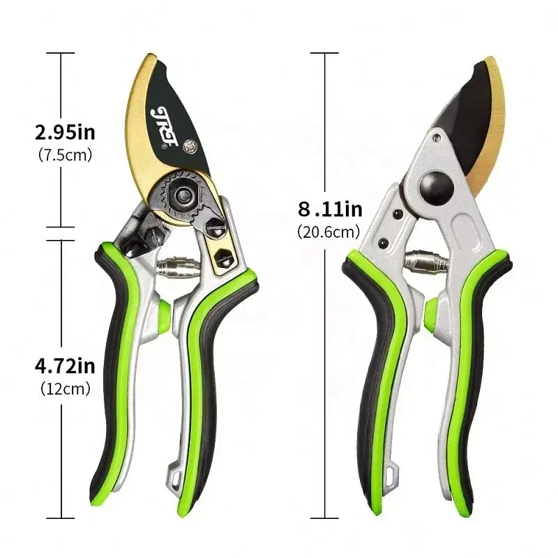 Профессиональный садовый секатор JRF-B0408 для обрезки деревьев и различных растений - фото 10