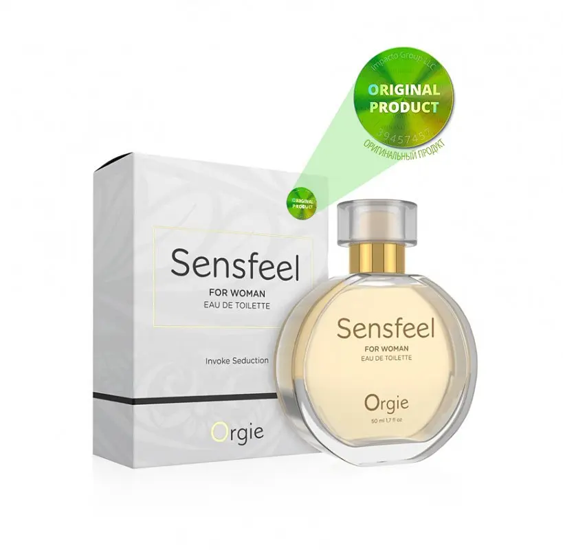 Туалетна вода жіноча SENSFEEL + афродизіак, ефективна феромон-технологія, 50 мл Orgie - фото 2