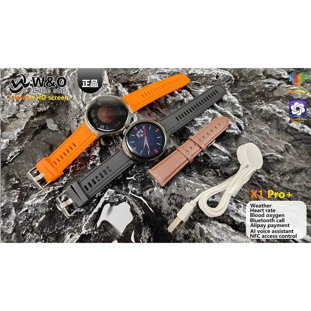 Смарт-часы W&O X1 Pro+ IP67 Silver - фото 2
