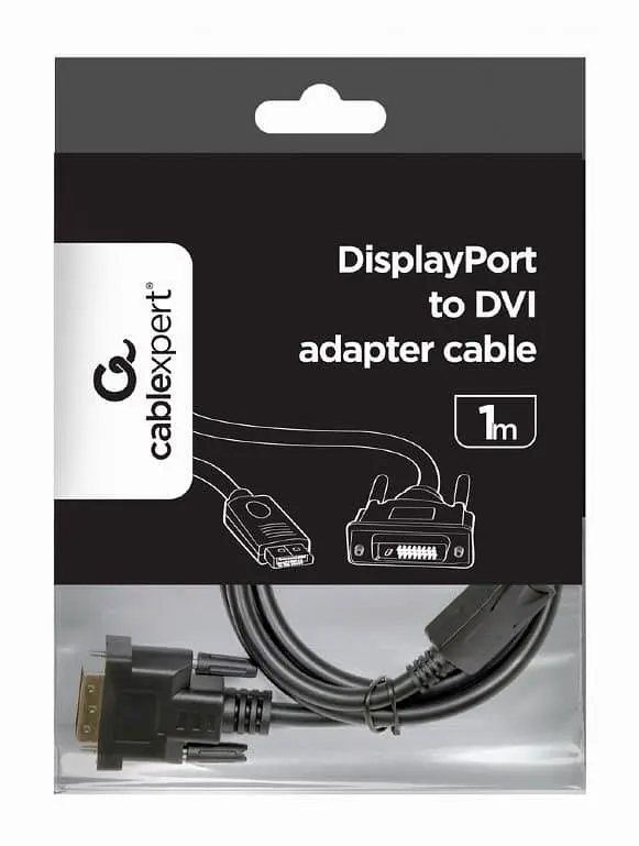 Кабель Cablexpert DisplayPort-DVI 1 м (CC-DPM-DVIM-1M) - фото 5