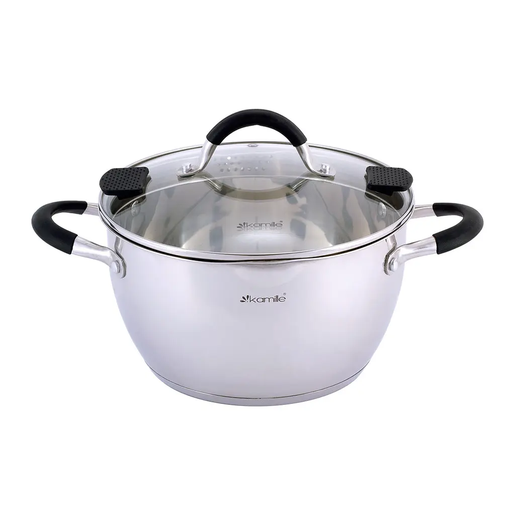 Каструля Kamille KM-5750 6.0л - фото 2