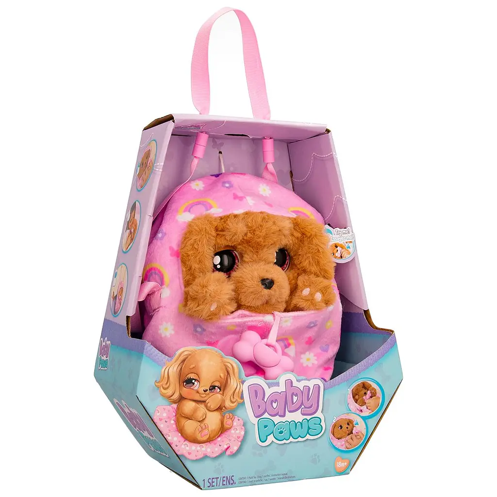 Інтерактивна іграшка Baby Paws Цуценя кокер-спанієль Меггі з аксесуарами 20 см (917637IM)