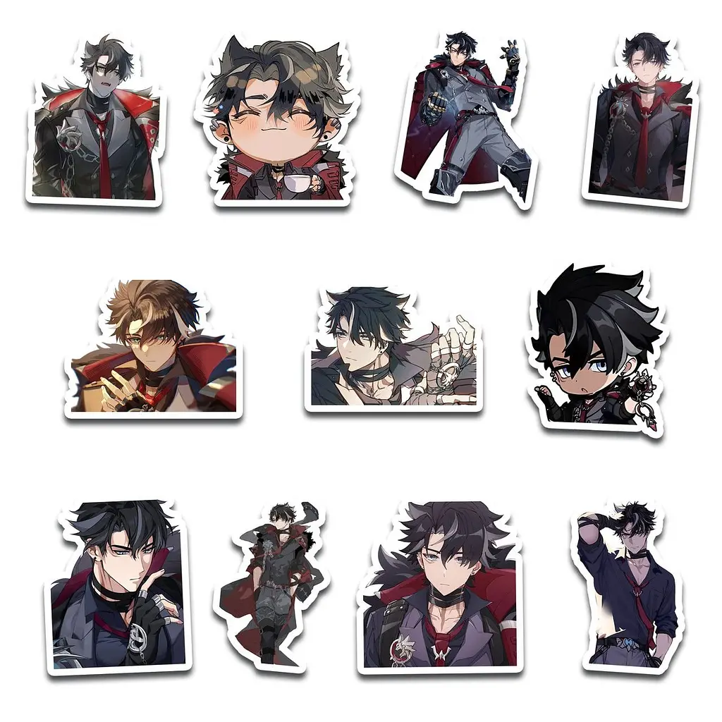 Стікерпак GeekLand Genshin Impact Risley 45 штук (SP GI RS 01) - фото 5