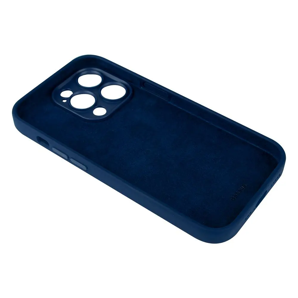 Чохол Baseus Liquid Silica Gel Case Glass 0.22 mm iPhone 14 Pro ARYT001703 Blue - фото 6