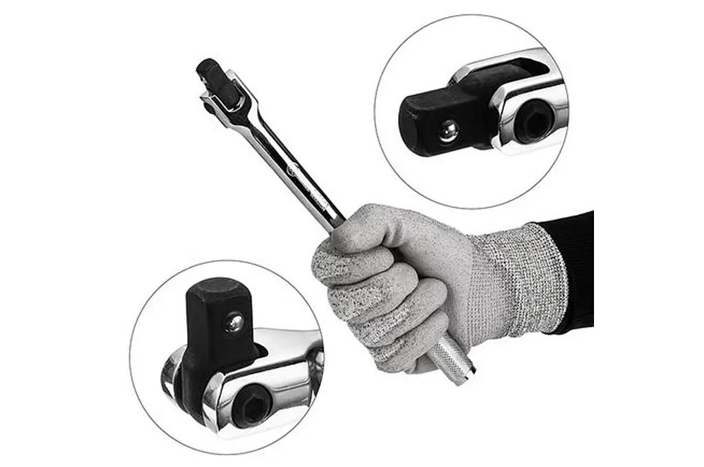 Вороток шарнірний з карданом Intertool 1/2" 270 мм - фото 4