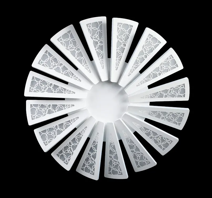 Люстра стельова LED Splendid Ray LK36266/16, 196W, білий, регульована яскравість, сучасний стиль - фото 3