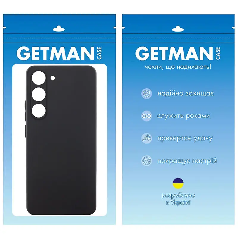 Чохол TPU Getman Liquid Silk Full Camera для Samsung Galaxy S21 FE Чорний / Black - фото 7