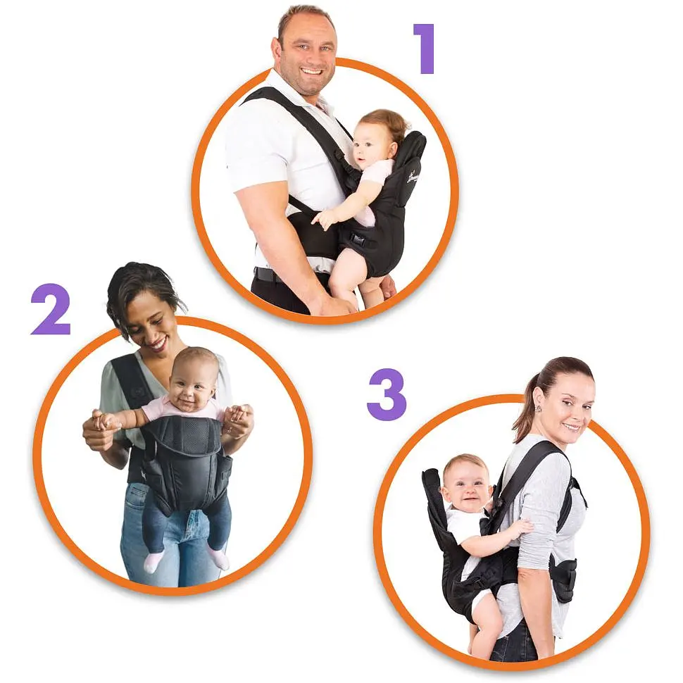 Рюкзак-переноска DreamBaby Manhattan, черный (G296) - фото 5