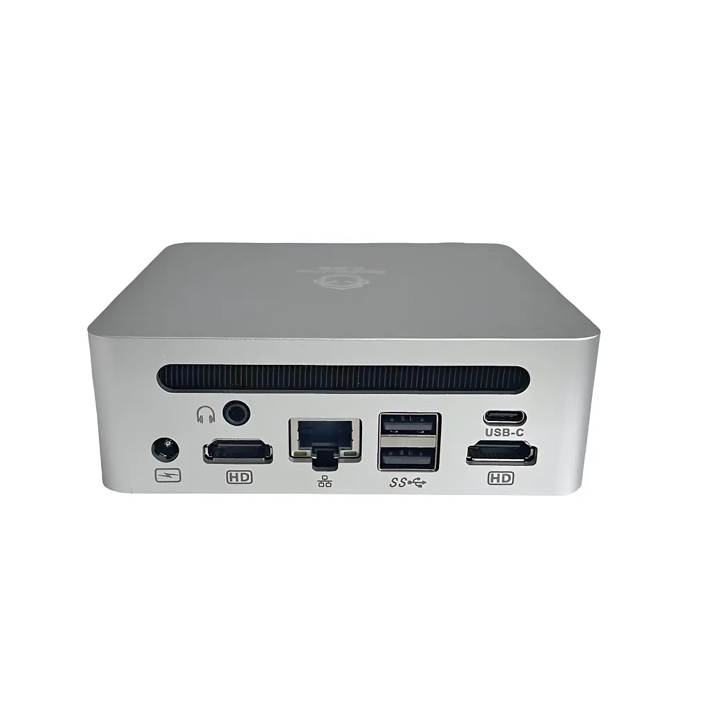 Міні-Пк GenMachine Ren 5000 / Ryzen 5 5600H / RAM 16GB / SSD 256GB / LAN / Wi-Fi / Bluetooth / Windows 11 Pro / Cірий - фото 2