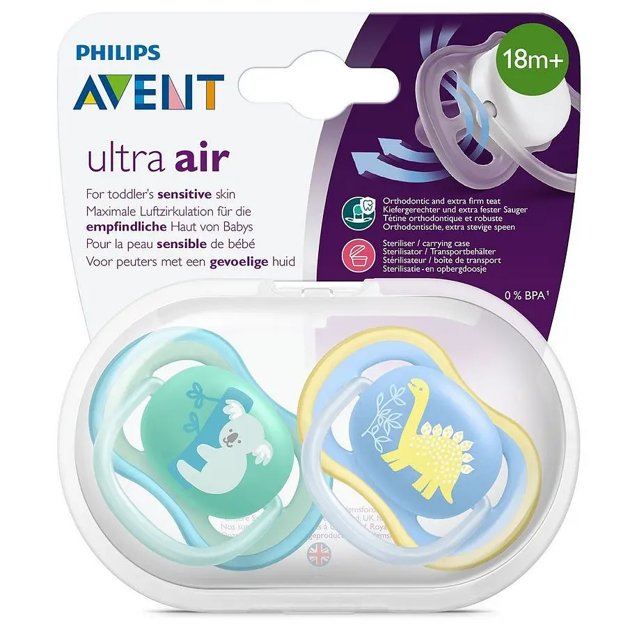 Пустушка Philips Avent Ultra Air, 18+ міс, 2 шт. (SCF349/11) - фото 4
