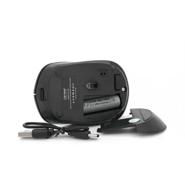Миша бездротова XSTRIKE XS-105 з акумуляторною батареєю (BT+2,4Ghz) 1600DPI мишка - фото 3